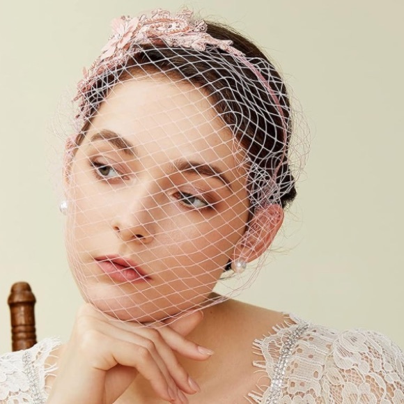 Nude Pink Fascinator Kentucky Derby Hat